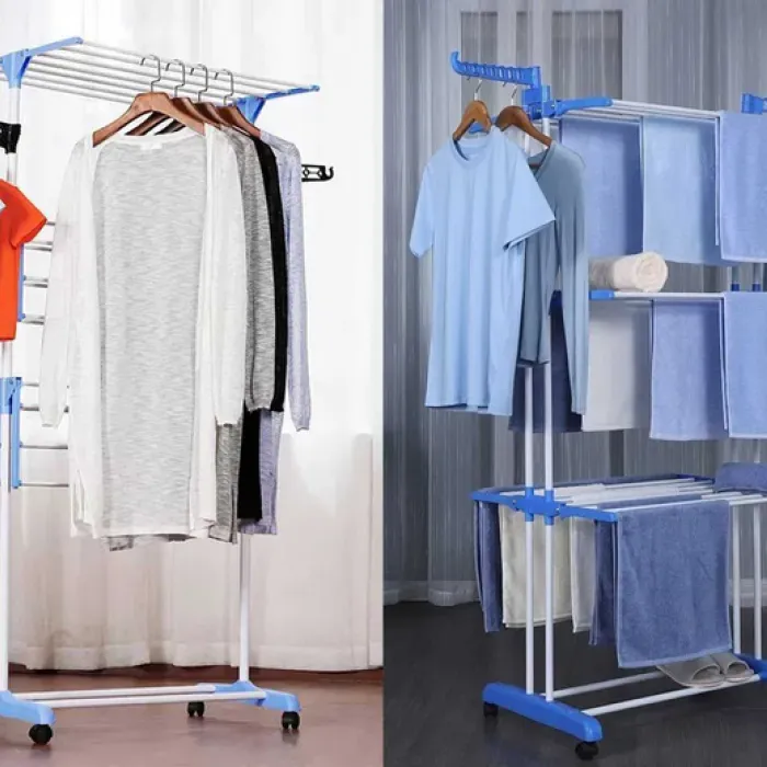 Підлогова багатоярусна сушарка Garment Rack With Wheels 