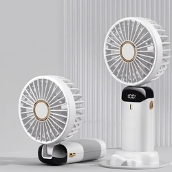 Вентилятор акумуляторний ручний з кріпленням присоска Mini Fan TP-01