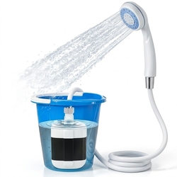 Душ портативний із помпою на акумуляторі USB