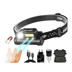 Ліхтарик налобний BAILONG BL-123 COB + USB CHARGE